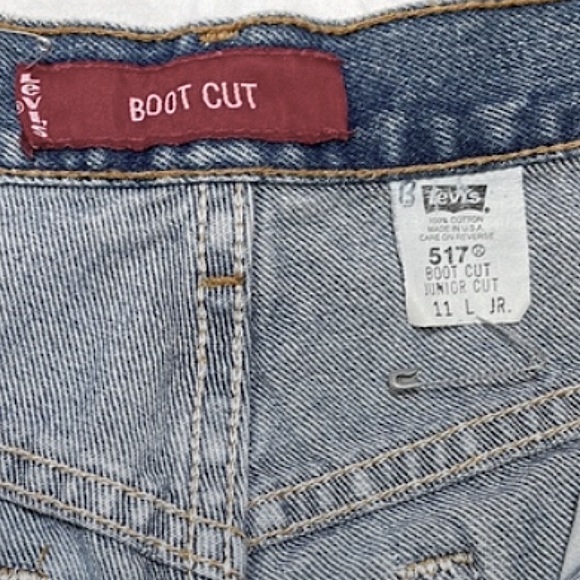 Levi’s 517 Vintage Bootcut Junior Cut 11L JR - Picture 15 of 16